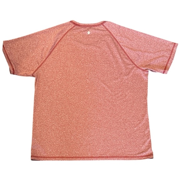 Zella Performance Workout Short Sleeve Athletic Tee in Heathered Red Men’s XL - Picture 2 of 5